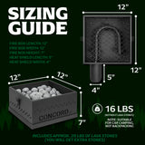 Dragon's Breath outdoor protable fire pit sizing guide
