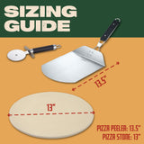 3 PCS Stainless Steel Pizza Kit