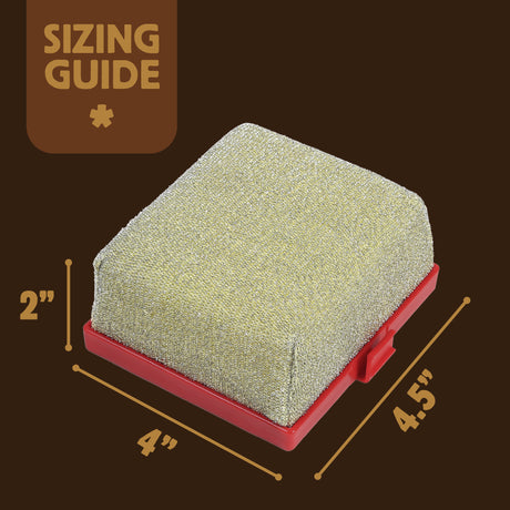 Sizing guide on Concord Scrub Safe replacement pads