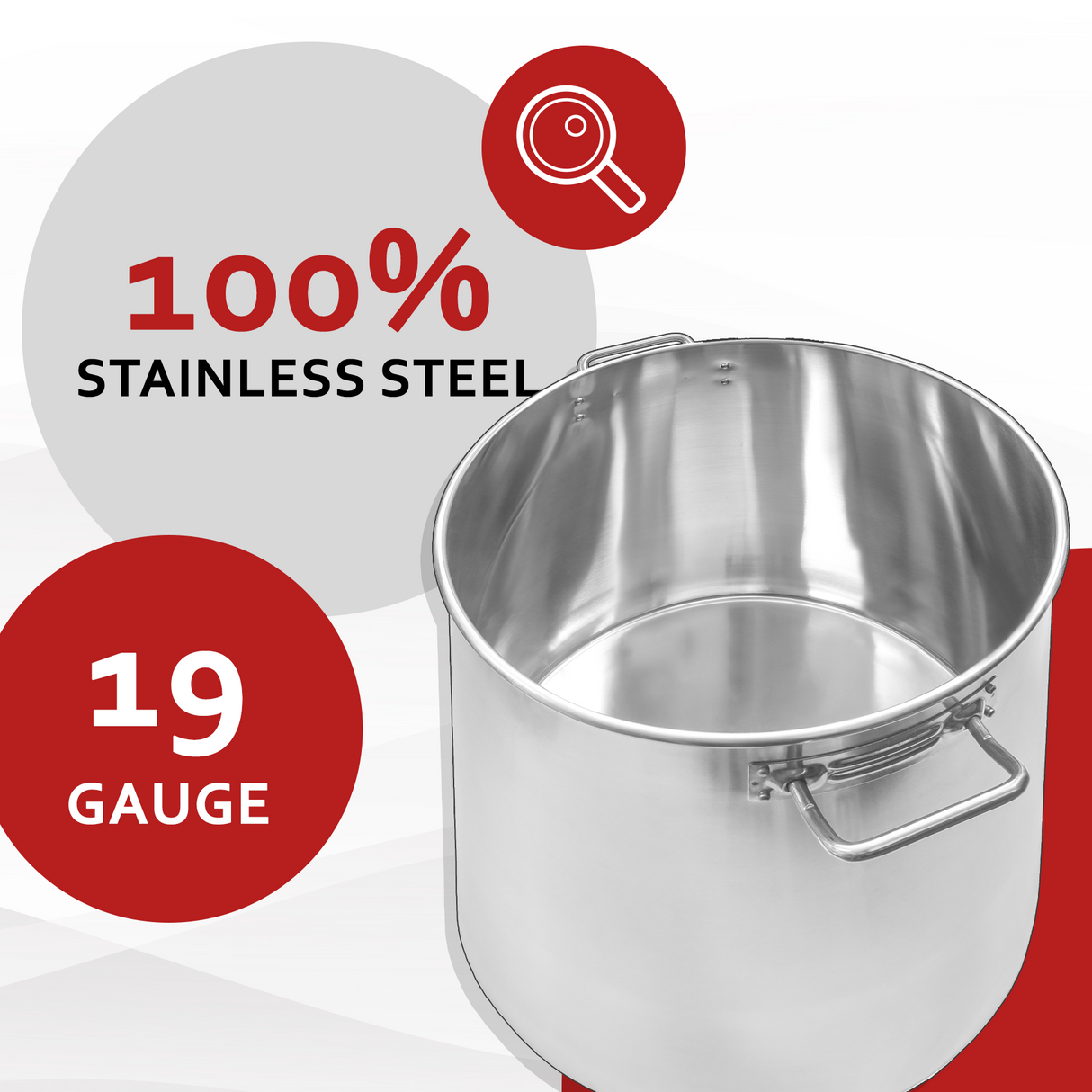 S-Series Stainless Steel Stock Pot