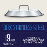 Stainless Steel Replacement Lid (for The Original Comal 22")