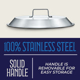 Stainless Steel Replacement Lid (for The Original Comal 22")