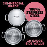 Muchos Tamales Stainless Steel XL Steamer Pot