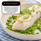 3 Quart Stainless Steel 3 Piece Steamer