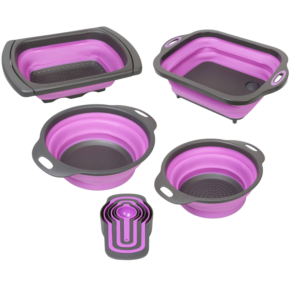 PurpleChef 6 Pcs Nesting Stackable Kitchen Measuring Cups Set