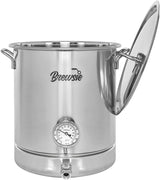 BREWSIE Stainless Steel Home Brew Kettle w/Dual Filtration - Concord Cookware Inc