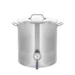 Stainless Steel Home Brew Kettle (20QT - 180QT) - Concord Cookware Inc