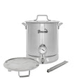 BREWSIE Stainless Steel Home Brew Kettle w/Dual Filtration - Concord Cookware Inc