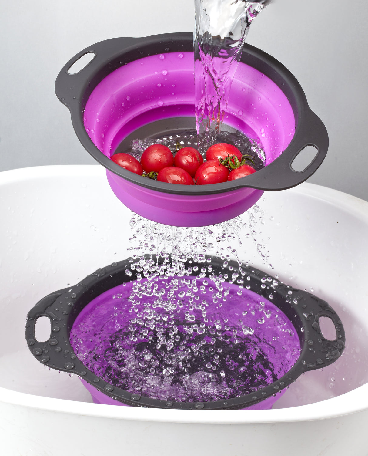 PurpleChef 2 PCS Nesting Strainer Bowl