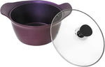 PurpleChef 7 Quart Nonstick Stock Pot  w/ Lid. - Concord Cookware Inc