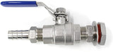 CONCORD 304 Stainless Steel Weldless Bulkhead Ball Valve Set. Great for Home Brewing - Concord Cookware Inc