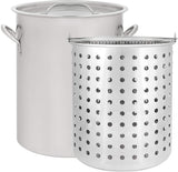 Stainless Steel Stock Pot w/ Basket (Avail in  36QT, 42 QT) - Concord Cookware Inc