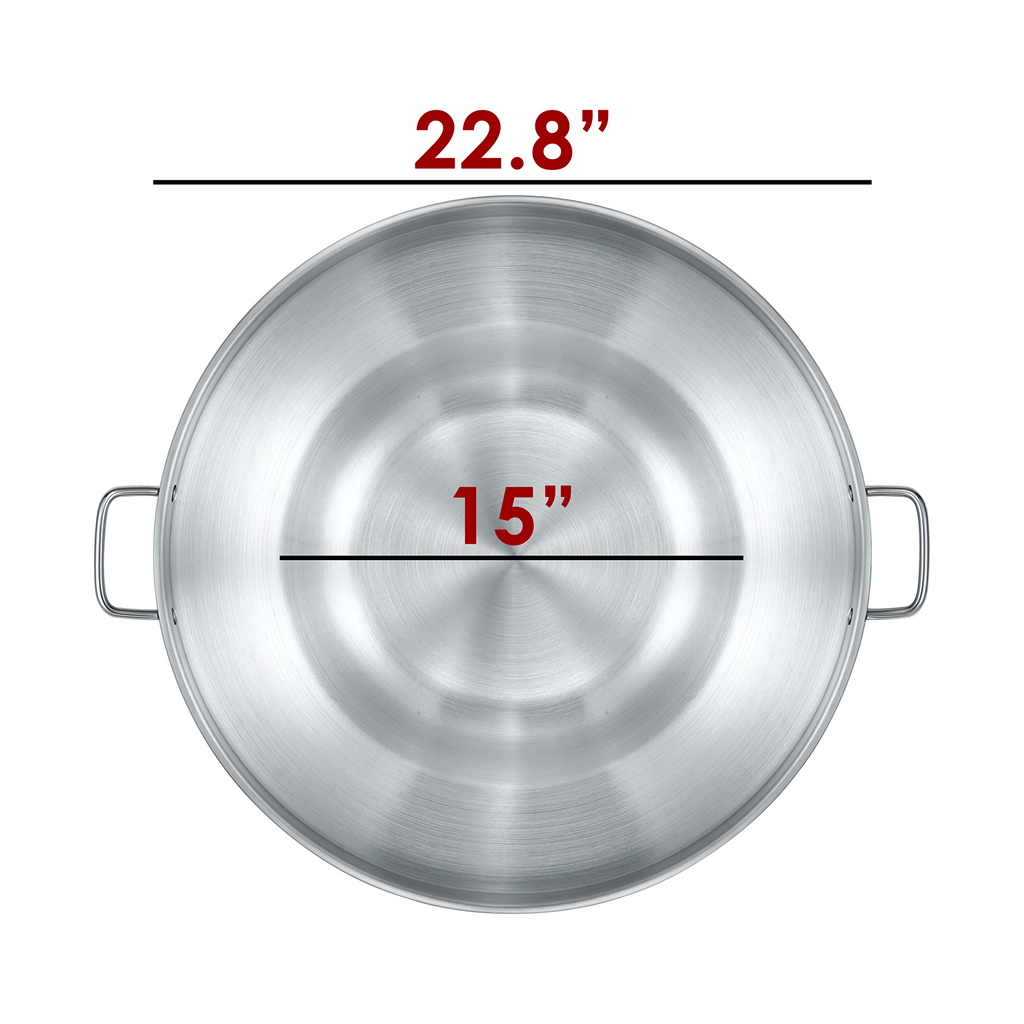 21.25 Stainless Steel Convexed Comal Coza – Concord Cookware Inc