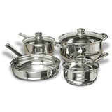 7-Piece Stainless Steel Cookware Set - Concord Cookware Inc