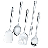 5 Piece Premium Stainless Steel Kitchen Cooking Utensil Set - Concord Cookware Inc