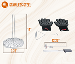 6 Piece Stainless Steel Turkey Fryer Kit