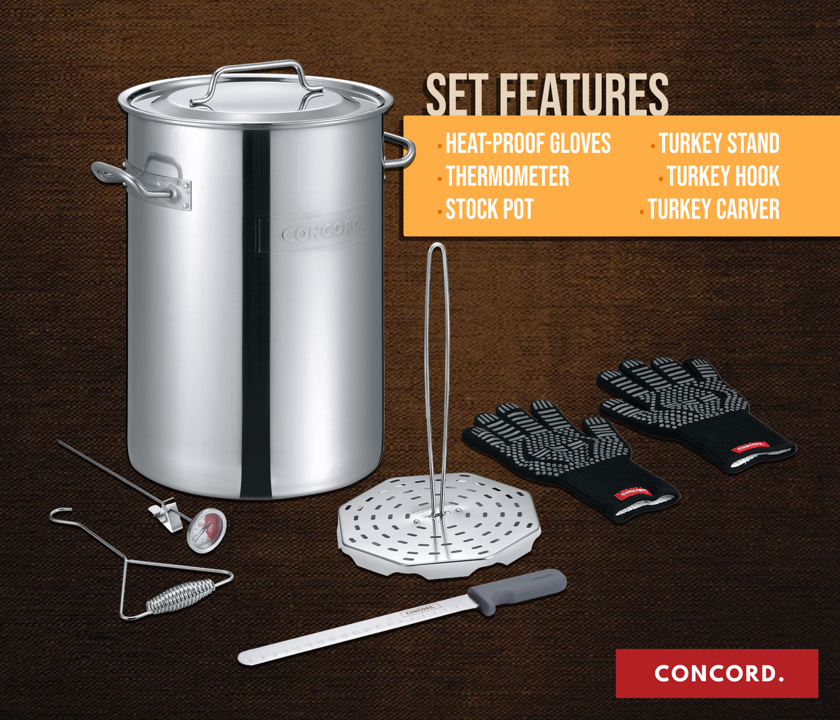 Turkey Fryer Pot with Accessories Kit