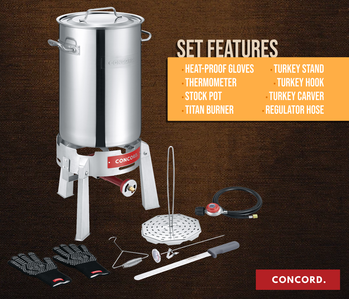 Turkey Fryer Kit with Titan Burner