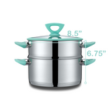 3 Quart Colorful Steamers